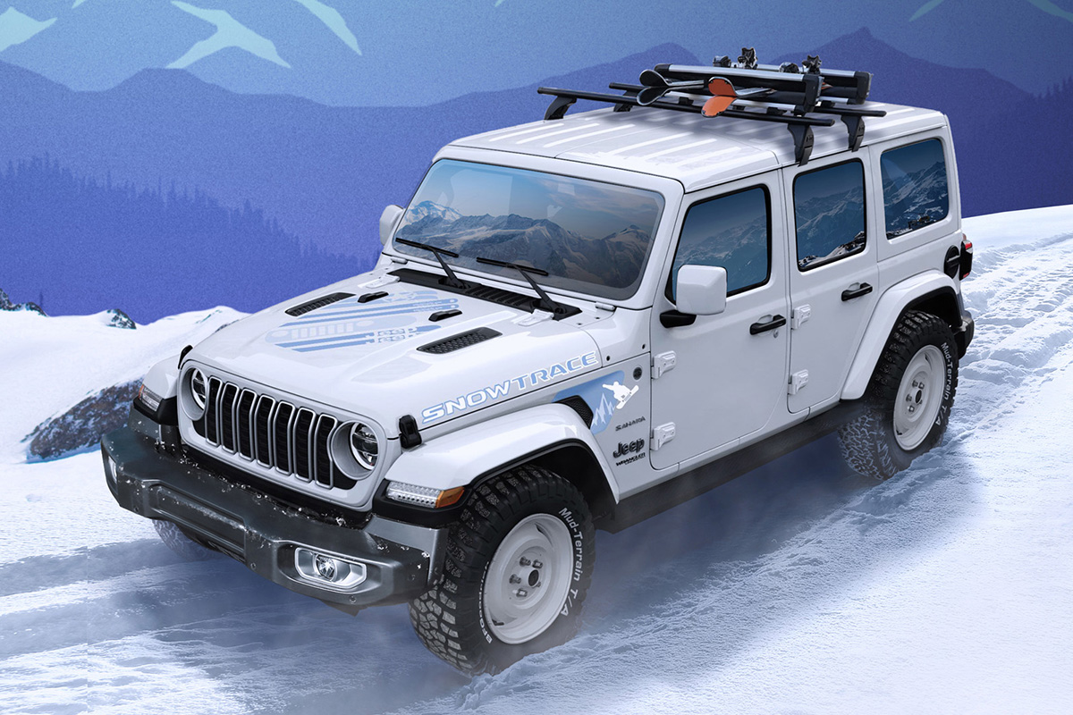 Jeep Wrangler Snow Trace